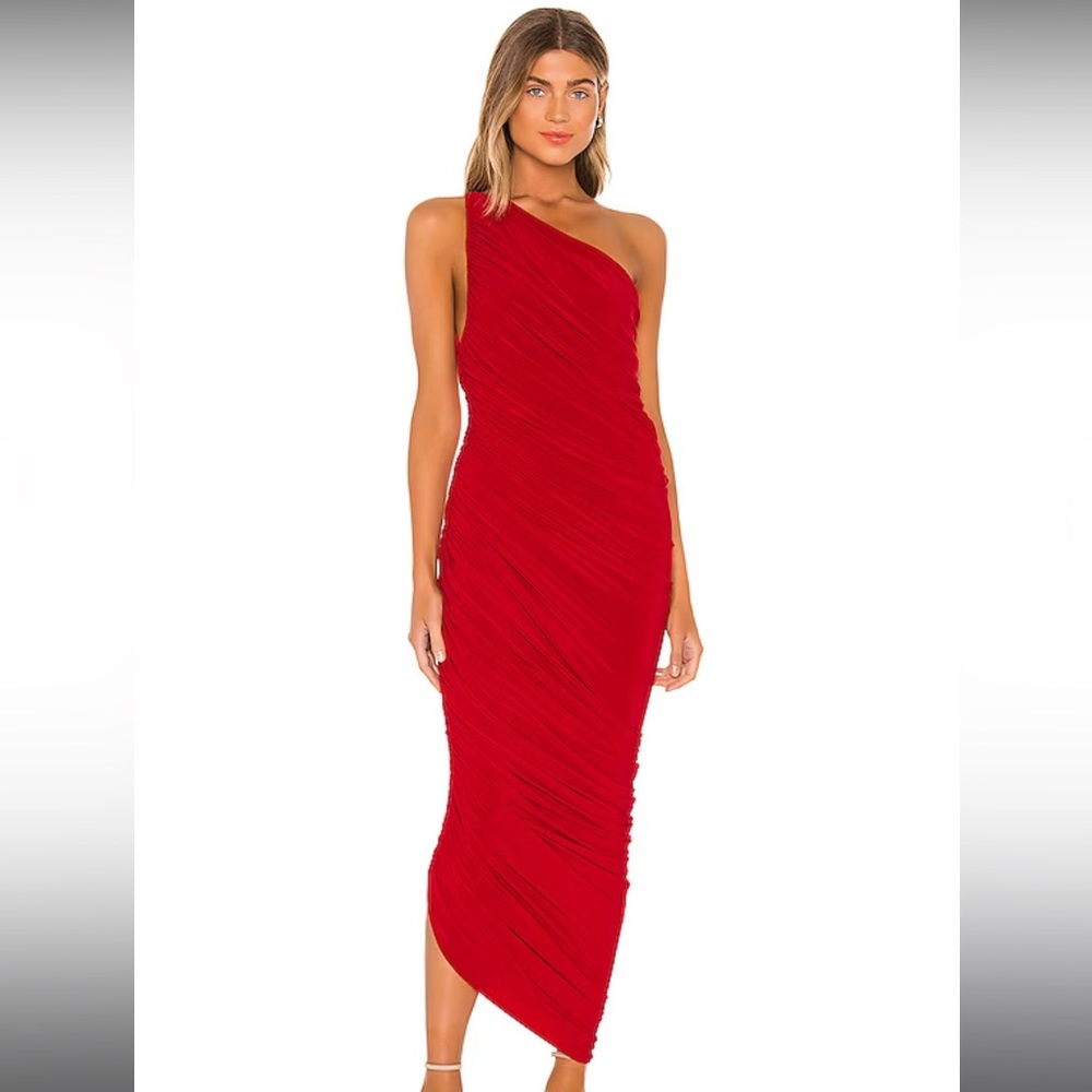 Worn 1x like new red Norma Kamali Dress